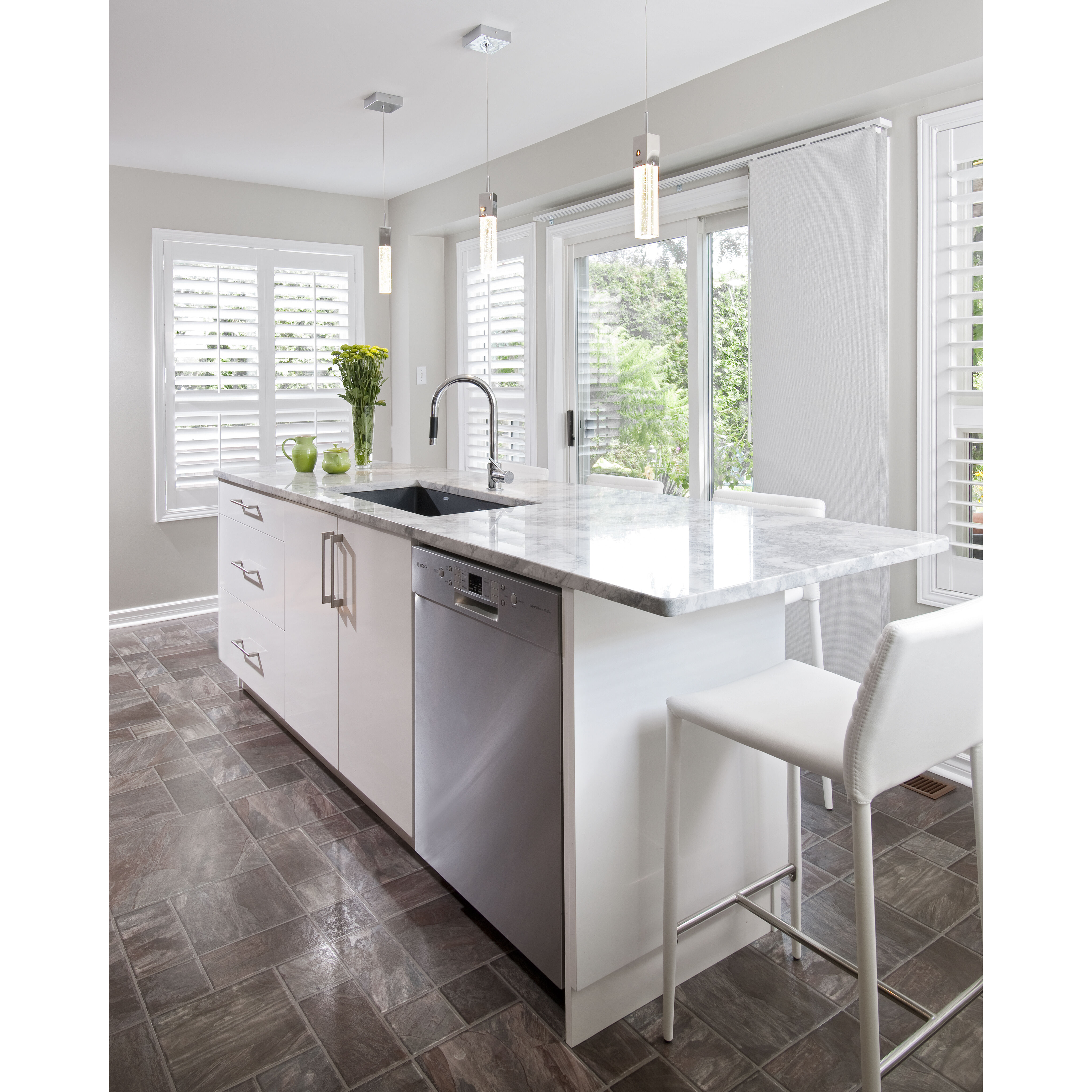 Fizz III LED 4.75 inch Polished Chrome Mini Pendant Ceiling Light