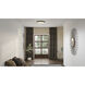 Weldin LED 20 inch Matte Black Gold Flush Mount Ceiling Light