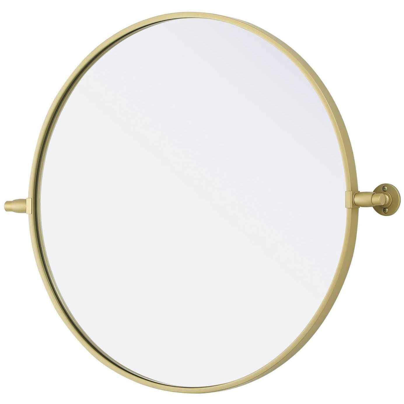 Amoura 24 X 24 inch Brass Mirror