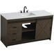 Austin 60 X 34 inch Expresso Bathroom Vanity Cabinet
