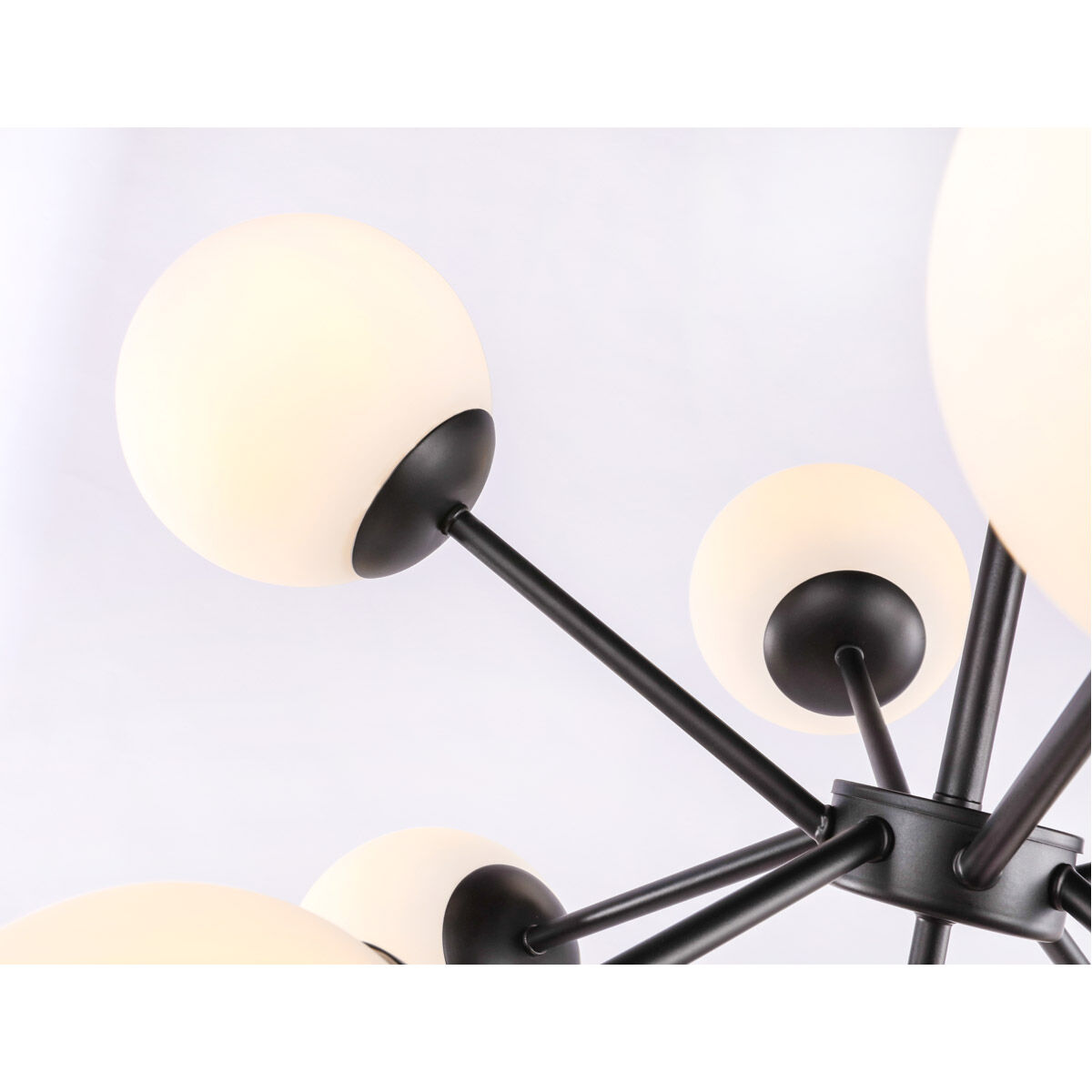 Jupiter 9 Light 26 inch Black Pendant Ceiling Light