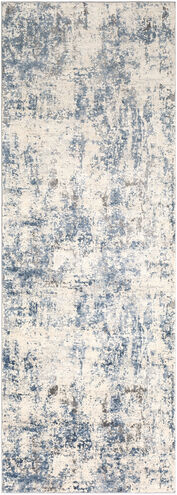 Alpine 87 X 31 inch Blue Rug in 2.5 x 8, Runner
