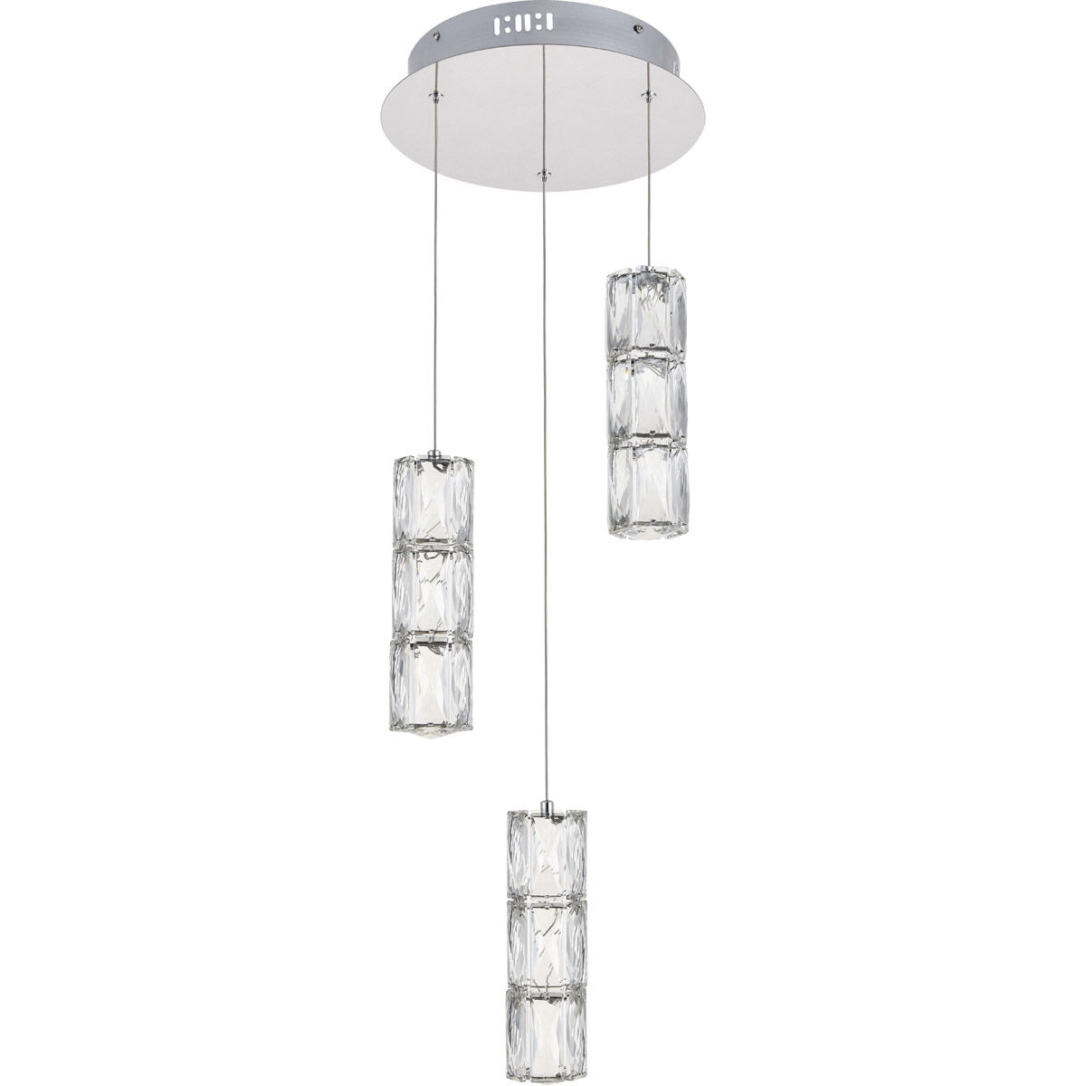 Polaris LED 12 inch Chrome Pendant Ceiling Light