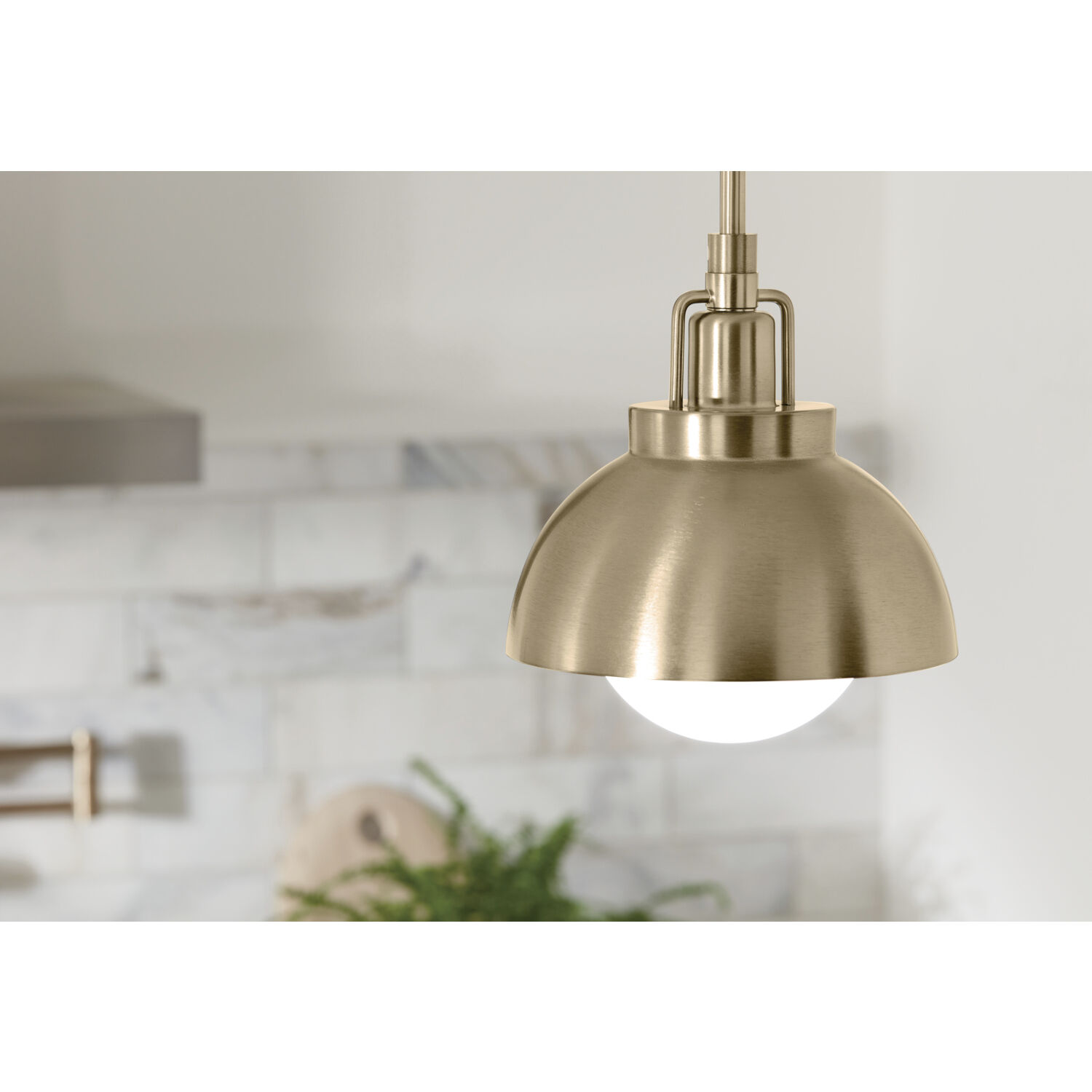 Kichler 52601CPZ Niva LED 8 inch Champagne Bronze Semi Flush