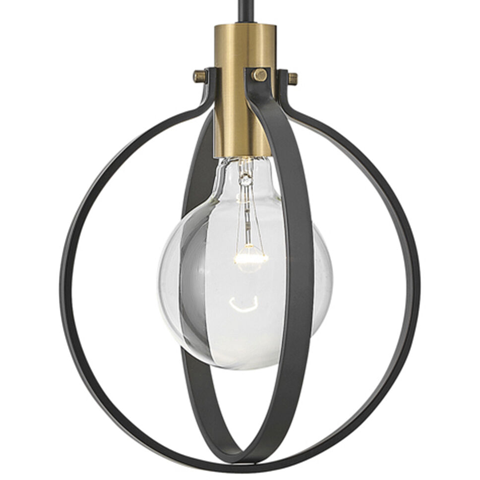 Cirque LED 10 inch Black Pendant Ceiling Light