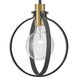 Cirque LED 10 inch Black Pendant Ceiling Light