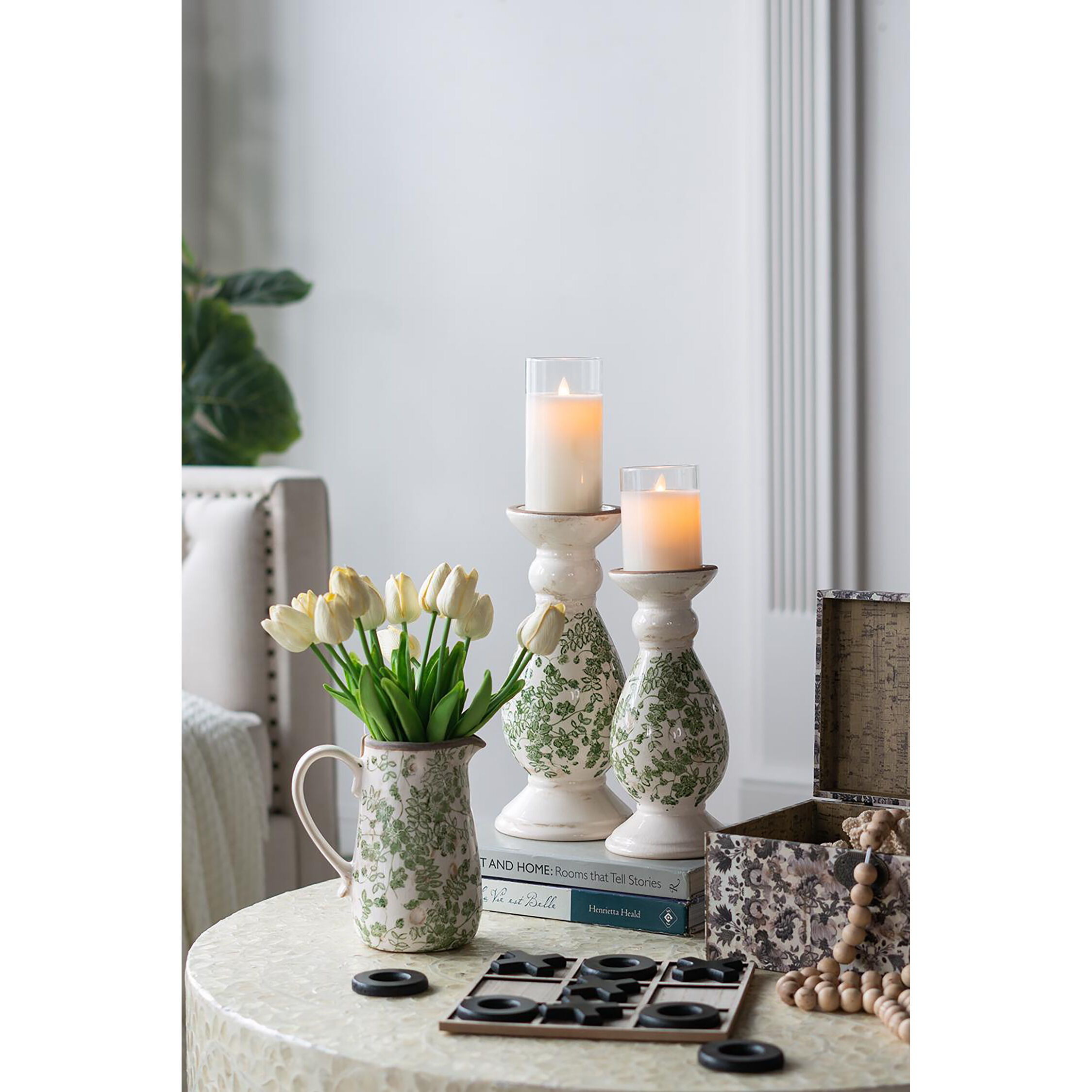 Anita 10 X 4.7 inch Candle Holder