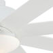 Slipstream 65 inch Flat White Outdoor Ceiling Fan