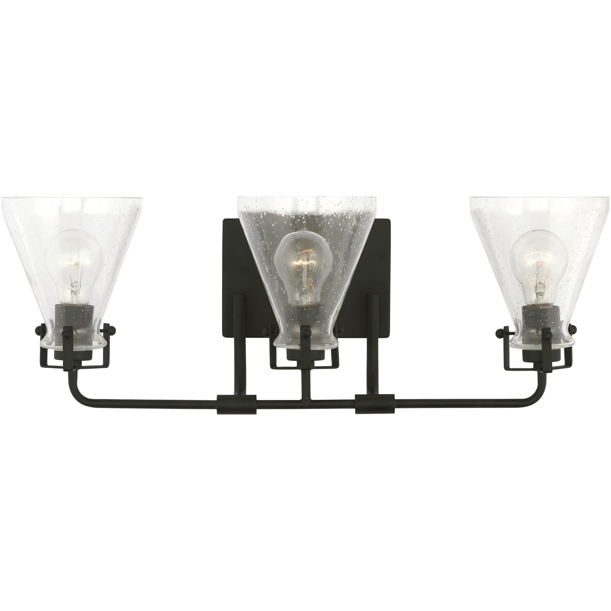 Jaden 3 Light 24 inch Midnight Black Bath Vanity Wall Sconce Wall Light