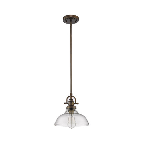 Virginia 1 Light 10 inch Oil Rubbed Bronze Pendant Ceiling Light