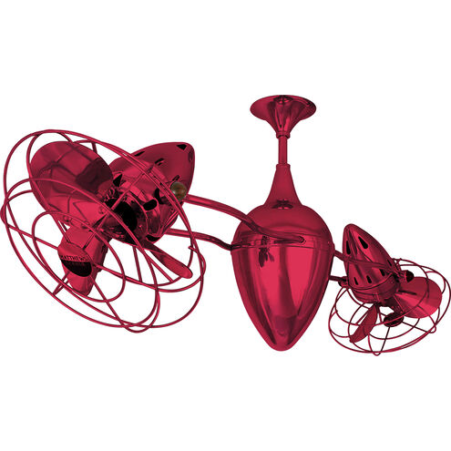Matthews-Gerbar Ar Ruthiane 46 inch Red Ceiling Fan