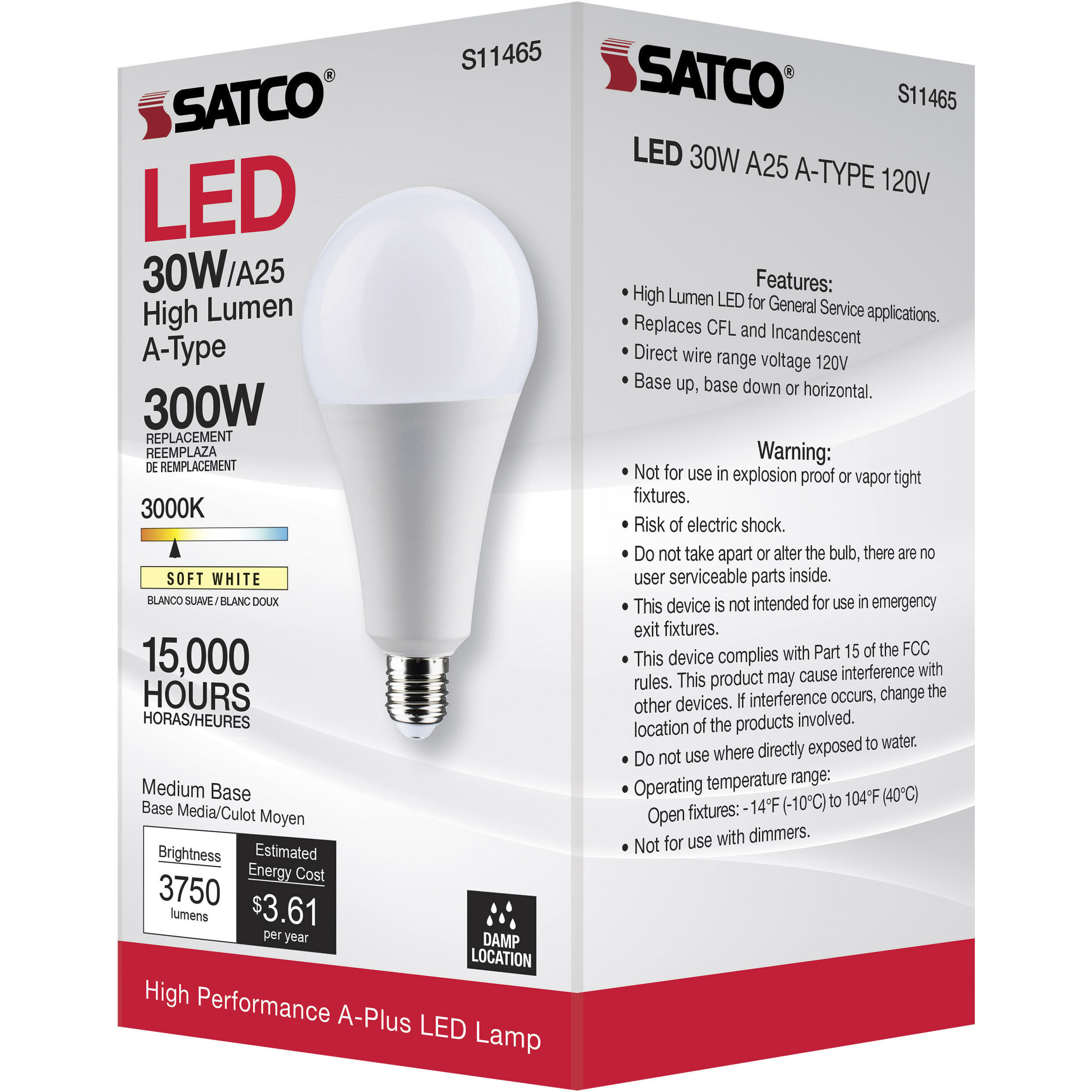 Lumos LED LED Medium 3000K HID Replacements