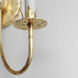 Paloma 2 Light 10 inch Gold Leaf Wall Sconce Wall Light