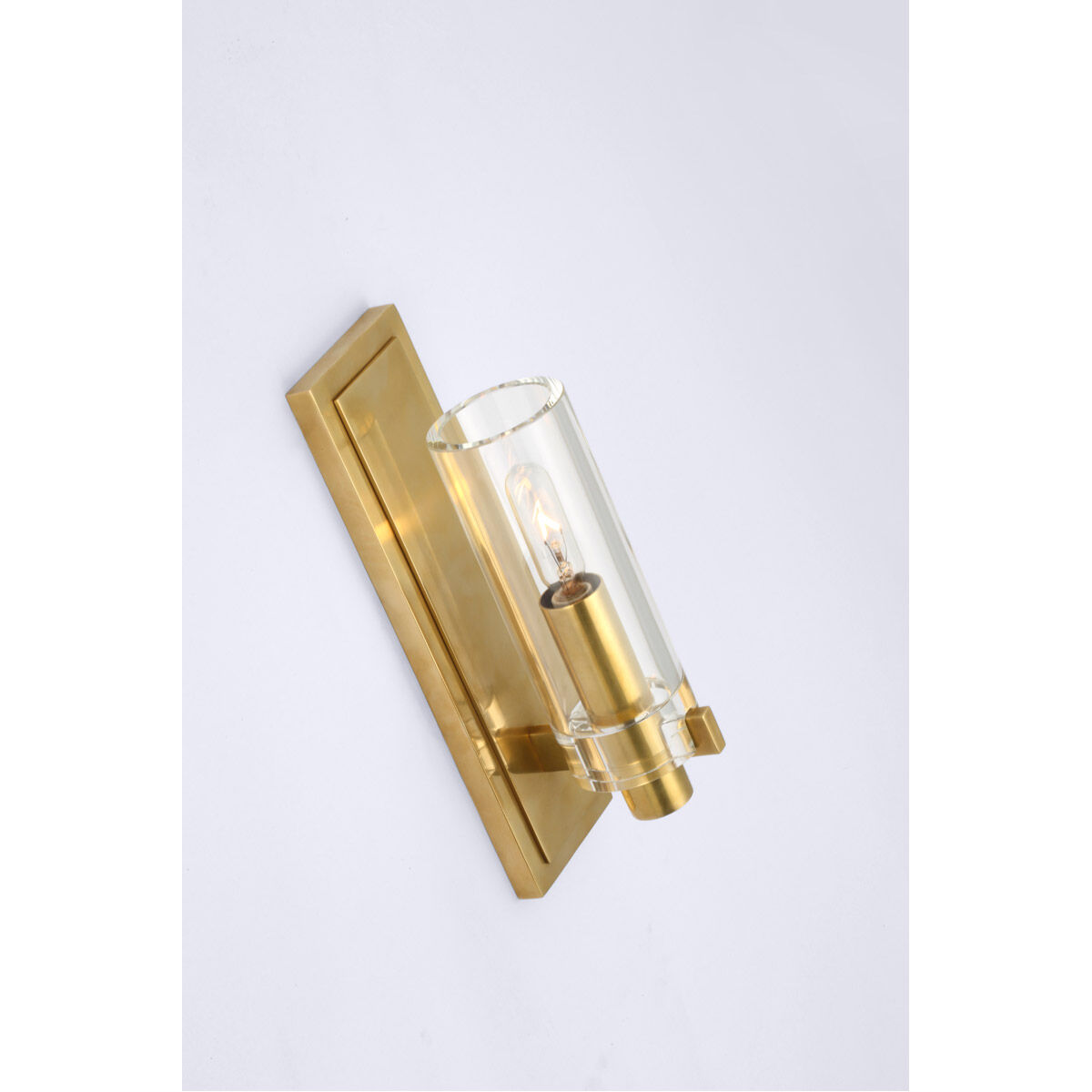 Chapman & Myers Sonnet LED 3 inch Antique-Burnished Brass Single Sconce Wall Light in (None), Petite