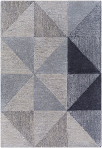 Glasgow 120 X 96 inch Light Gray Rug in 8 x 10, Rectangle