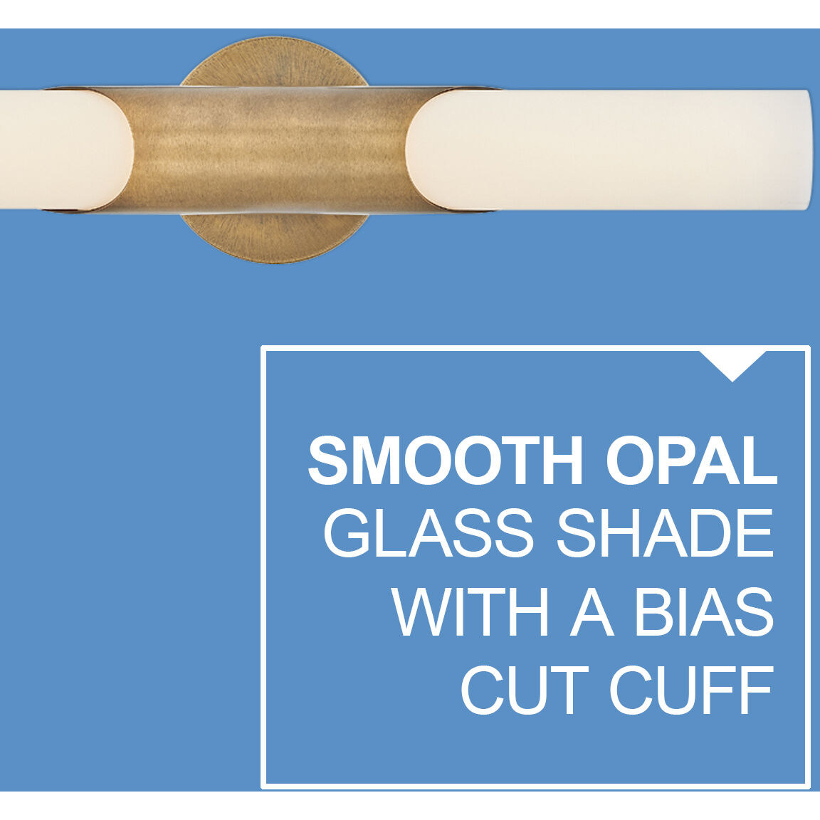 Grace LED 5 inch Textured Heritage Brass Bath Light Wall Light