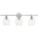 Collier 3 Light 28 inch Chrome Wall sconce Wall Light