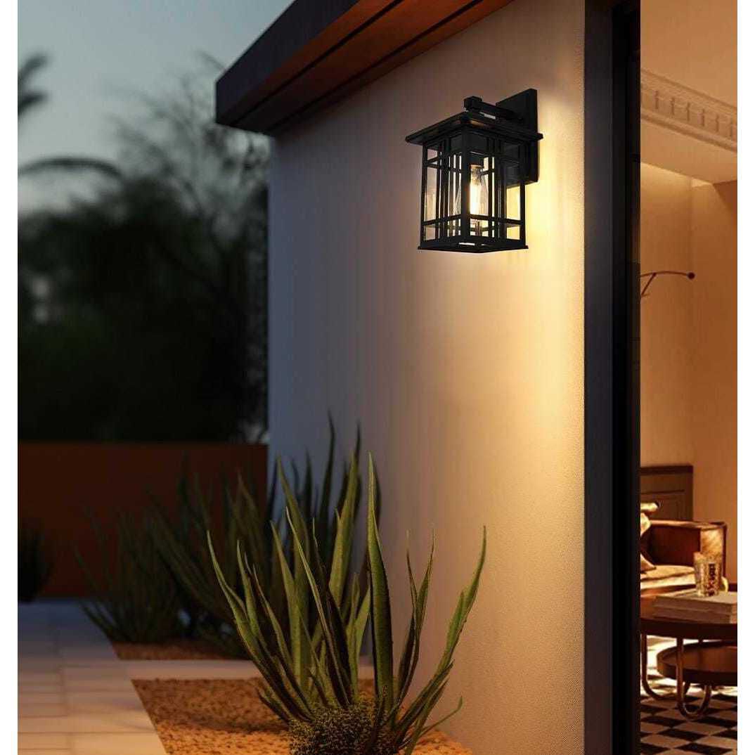 Harley 1 Light 13 inch Black Outdoor Wall Sconce