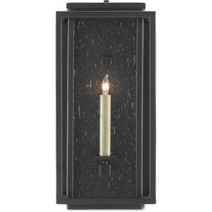 Wright 1 Light 20 inch Midnight Outdoor Wall Sconce, Small