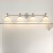 Tremolo 4 Light 42 inch Brushed Nickel and Polished Nickel Vanity Light Wall Light