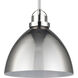 Somerville 1 Light 12 inch Polished Nickel Pendant Ceiling Light