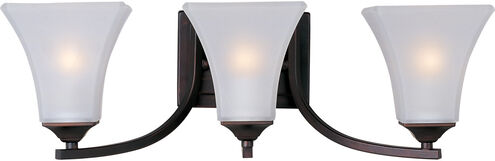 Aurora 3 Light 22 inch Oil Rubbed Bronze Bath Light Wall Light