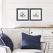 Nautical Sails Blue and Gray and White and Multi Framed Art, Propac