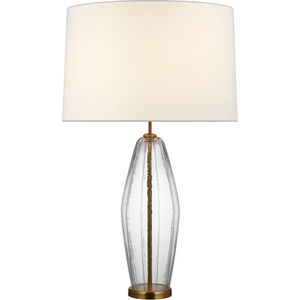kate spade new york Everleigh 32.5 inch 15 watt Clear Glass Table Lamp Portable Light, Large