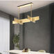 Canada LED 25 inch Brass LED Chandelier Ceiling Light