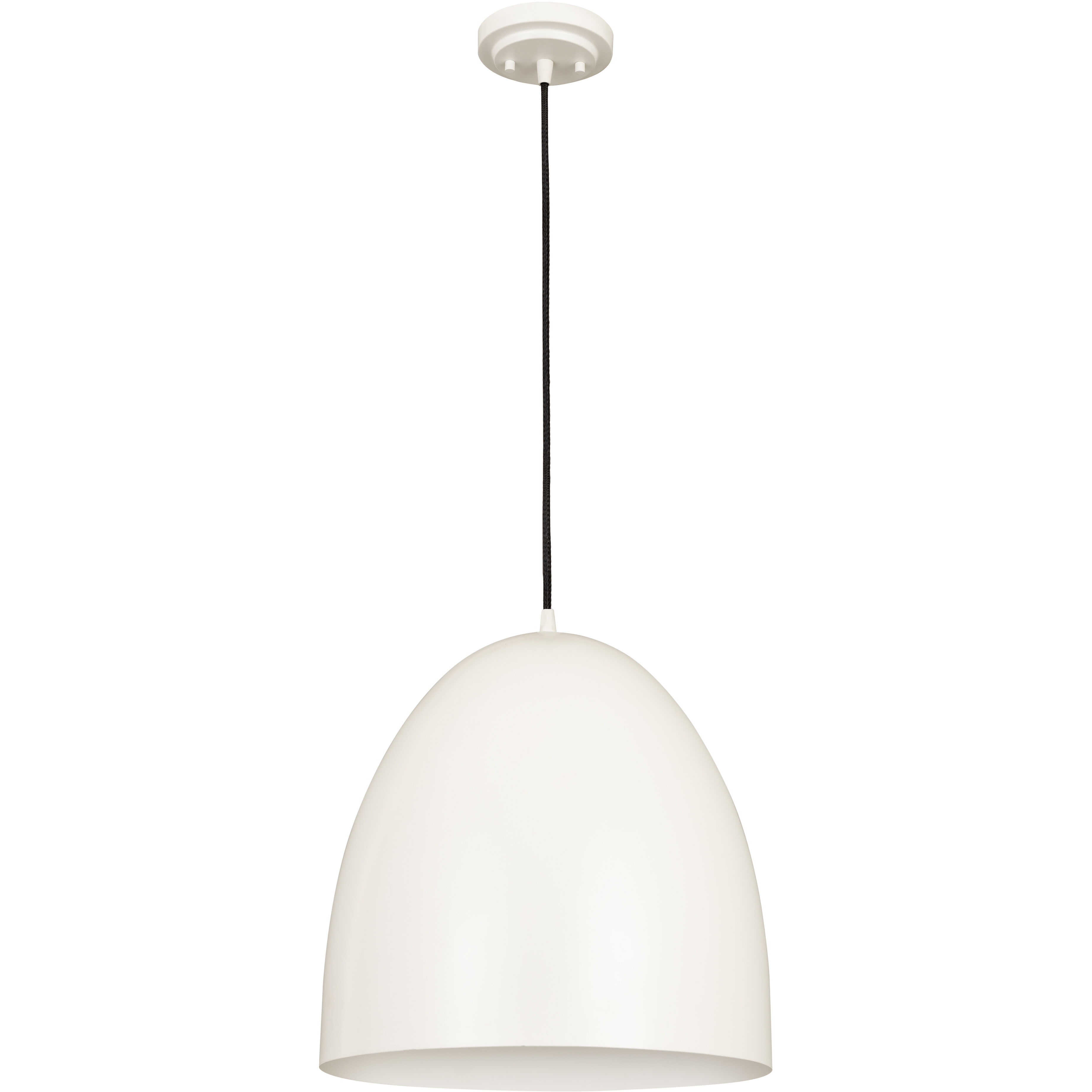 Z-Studio 3 Light 19 inch Satin White Pendant Ceiling Light in Matte White