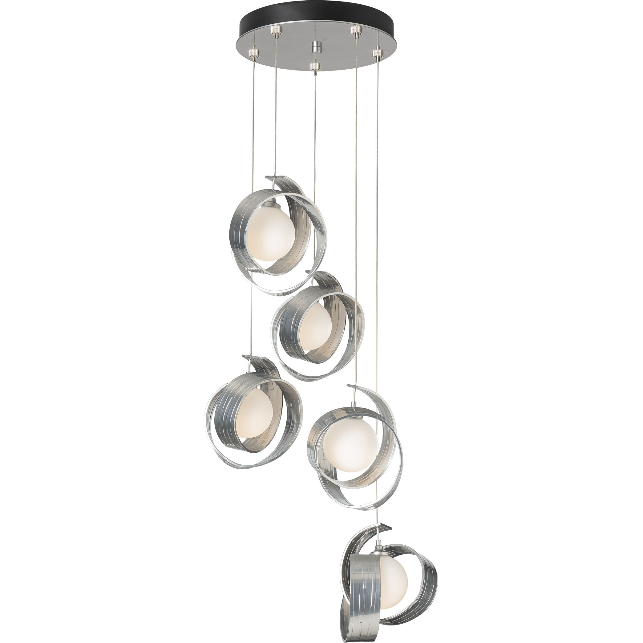 Riza 5 Light 19.1 inch Sterling Pendant Ceiling Light