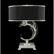 Crystal Laurel 31 inch 150 watt Silver Table Lamp Portable Light