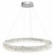 Madeline LED 32 inch Chrome Down Chandelier Ceiling Light