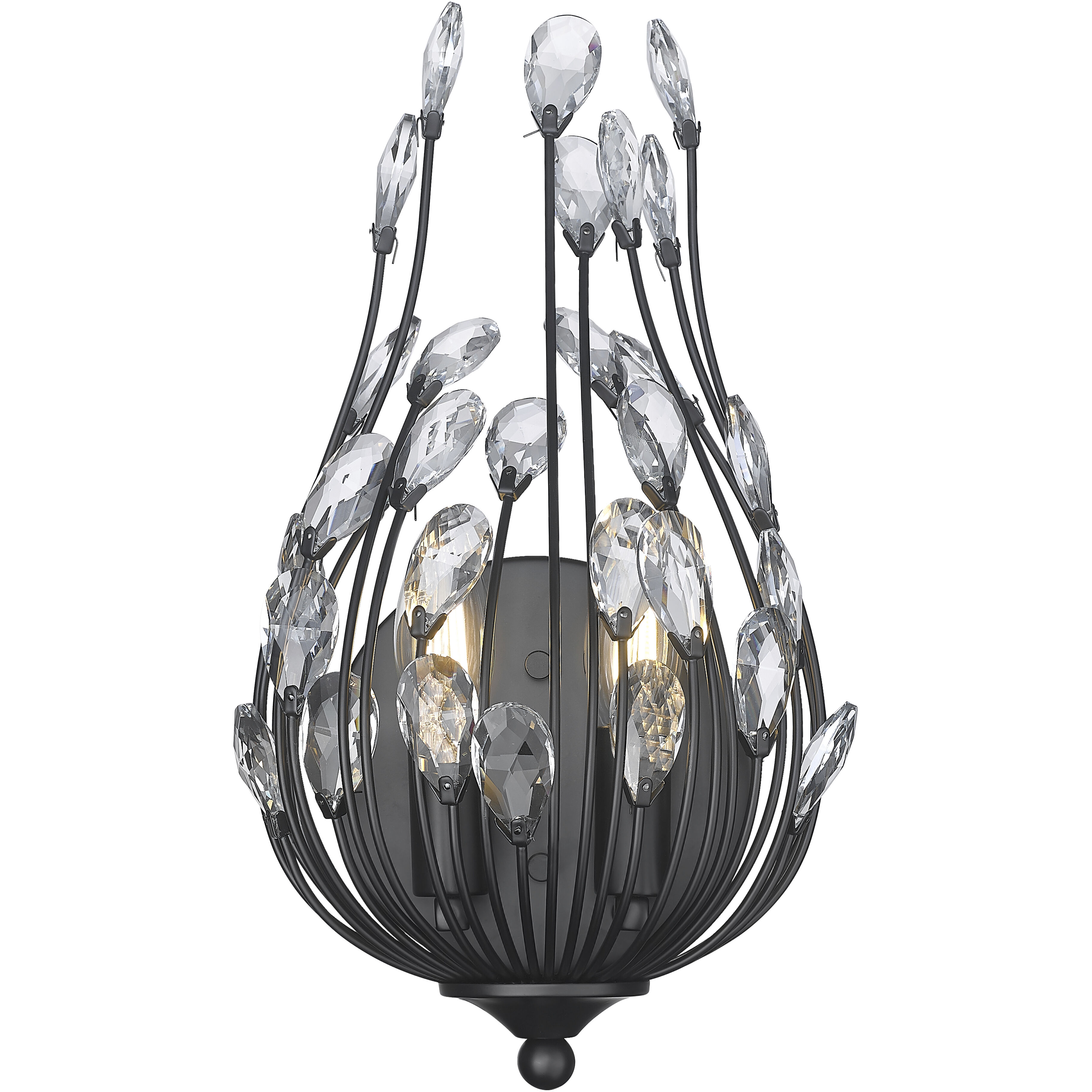 Gabriella Wall Sconce Wall Light in Matte Black