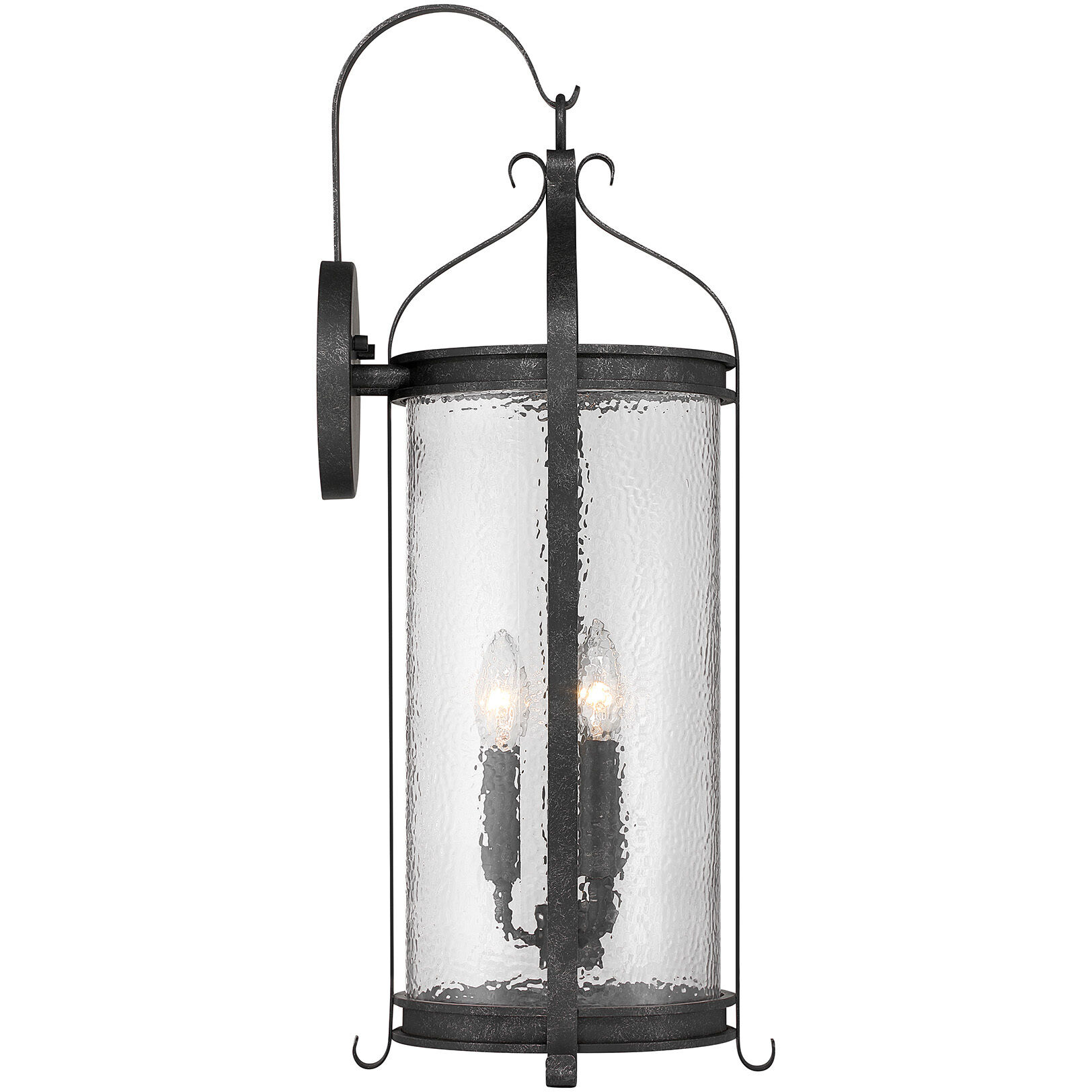Preston 3 Light 26 inch Iron Oxide Outdoor Wall Lantern