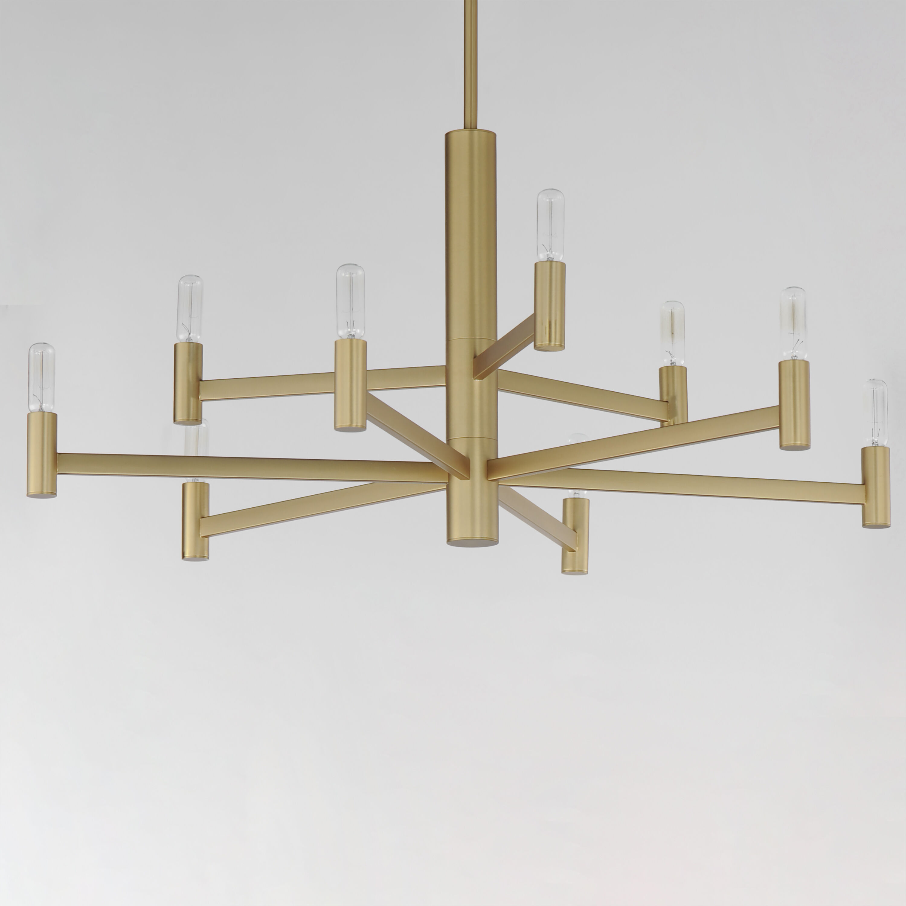 Emana 9 Light 33.5 inch Natural Aged Brass Chandelier Ceiling Light