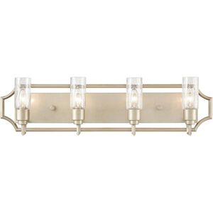 Cheswick 4 Light 33 inch Aged Silver Vanity Light Wall Light
