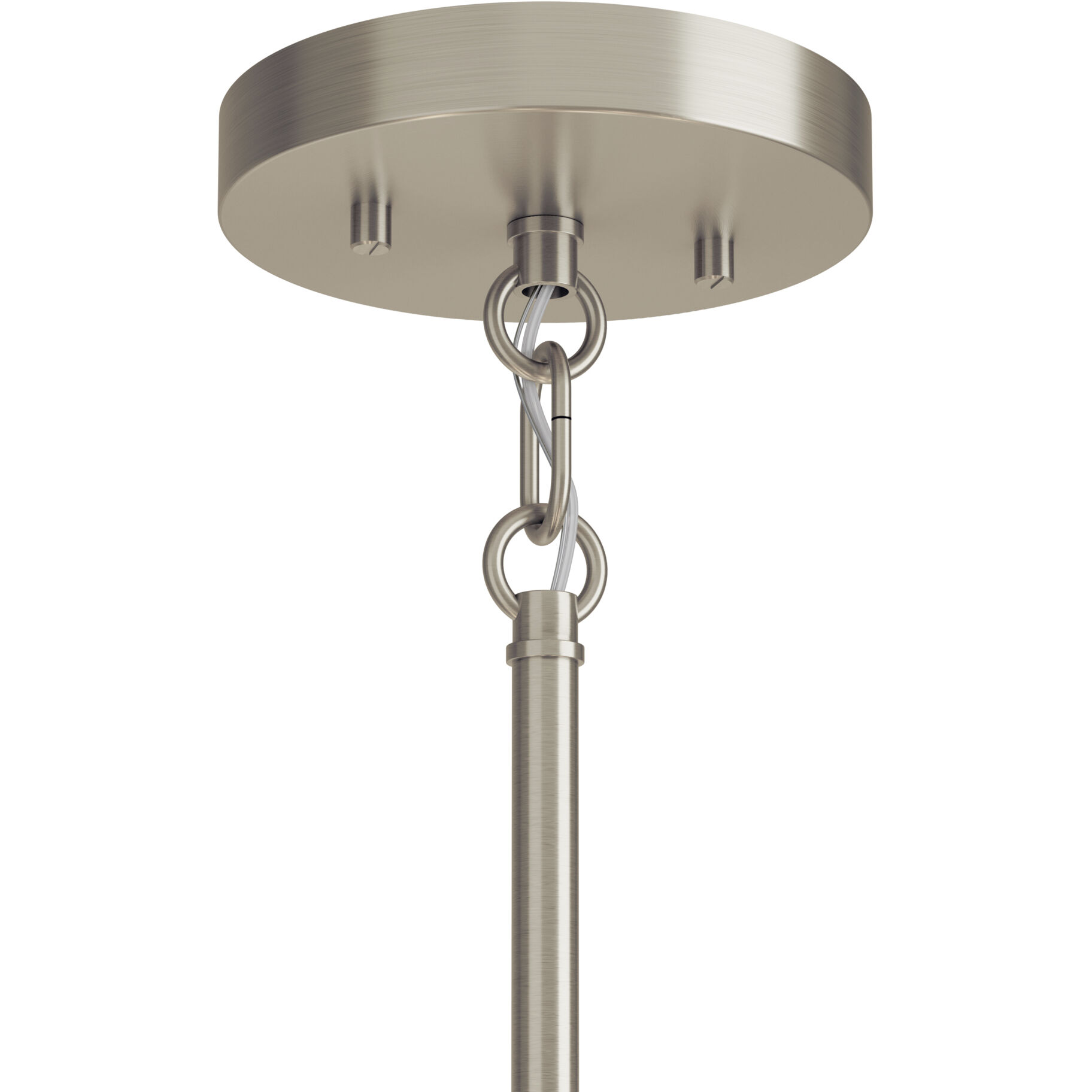 Madden 6 Light Brushed Nickel Chandelier Ceiling Light, 1 Tier Medium