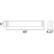 Linear LED 48 inch Satin Nickel Wall Sconce Wall Light