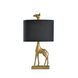 Signature 27 inch 60 watt Solid Gold Table Lamp Portable Light