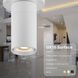 GX15 LED 4.5 inch White Surface Mount Ceiling Light
