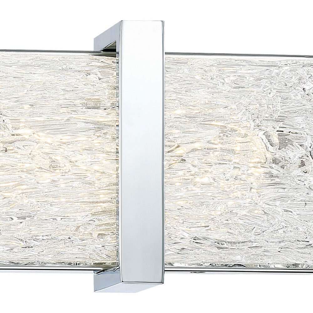 Forest Ice II LED 15 inch Chrome Bath Light Wall Light