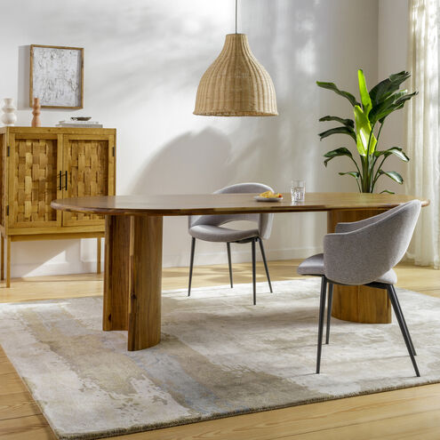 Kavita 96 X 30 inch Tan Rug in 2.5 x 8, Runner