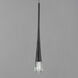 Pierce LED 2.25 inch Black Single Pendant Ceiling Light