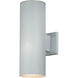 Chiasso LED 14.25 inch Satin Aluminum Outdoor Wall