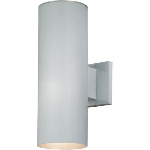 Chiasso LED 14.25 inch Satin Aluminum Outdoor Wall