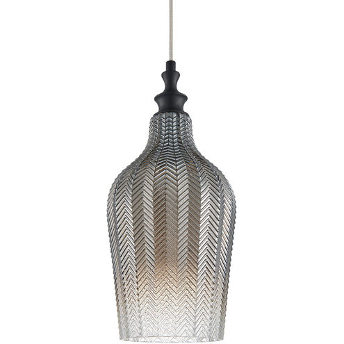 Renity 1 Light 8 inch Smoke Pendant Ceiling Light