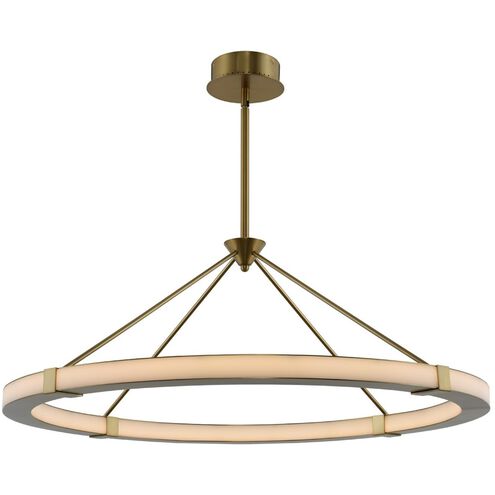 Lavo LED 39 inch Winter Brass Pendant Ceiling Light