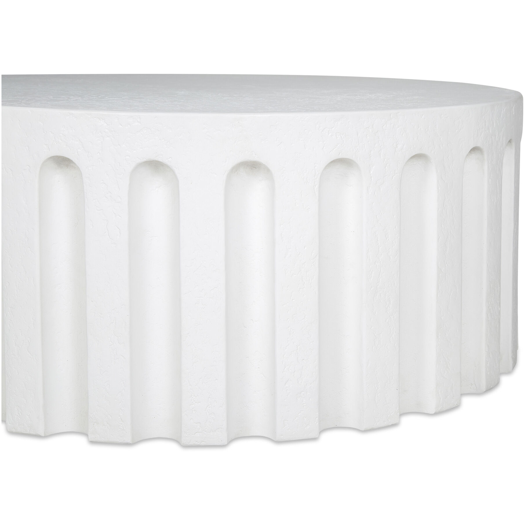 Eris 38 X 38 inch White Outdoor Coffee Table