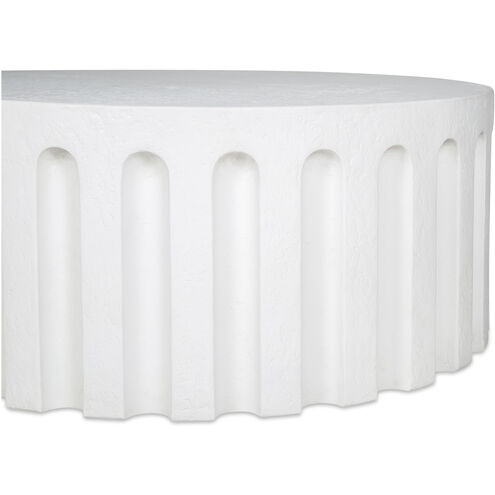 Eris 38 X 38 inch White Outdoor Coffee Table